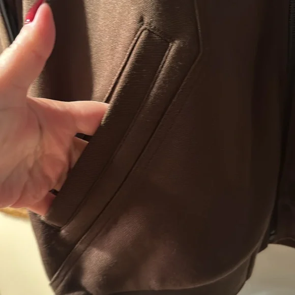 BNWT QUICKSILVER BROWN ZIP UP - Picture 4 of 9